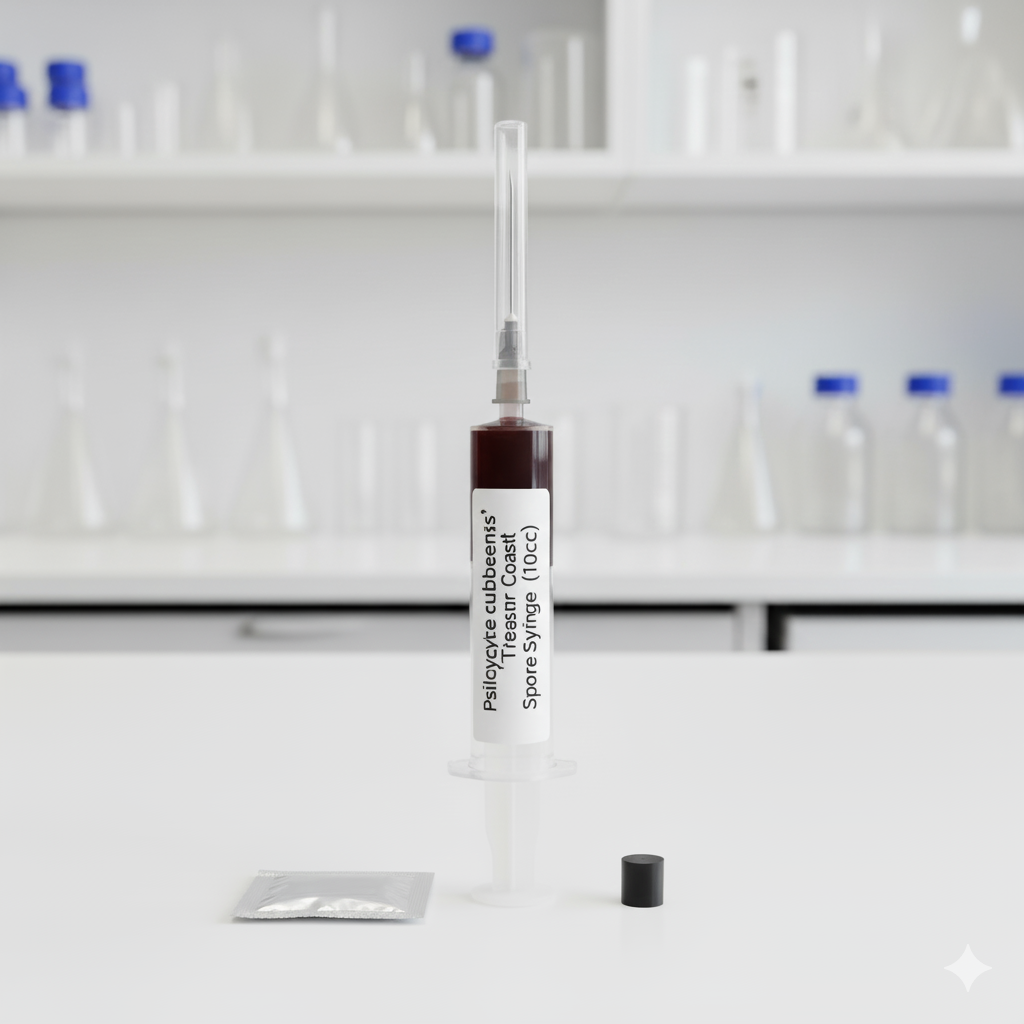 Psilocybe cubensis 'Treasure Coast' Spore Syringe (10cc)